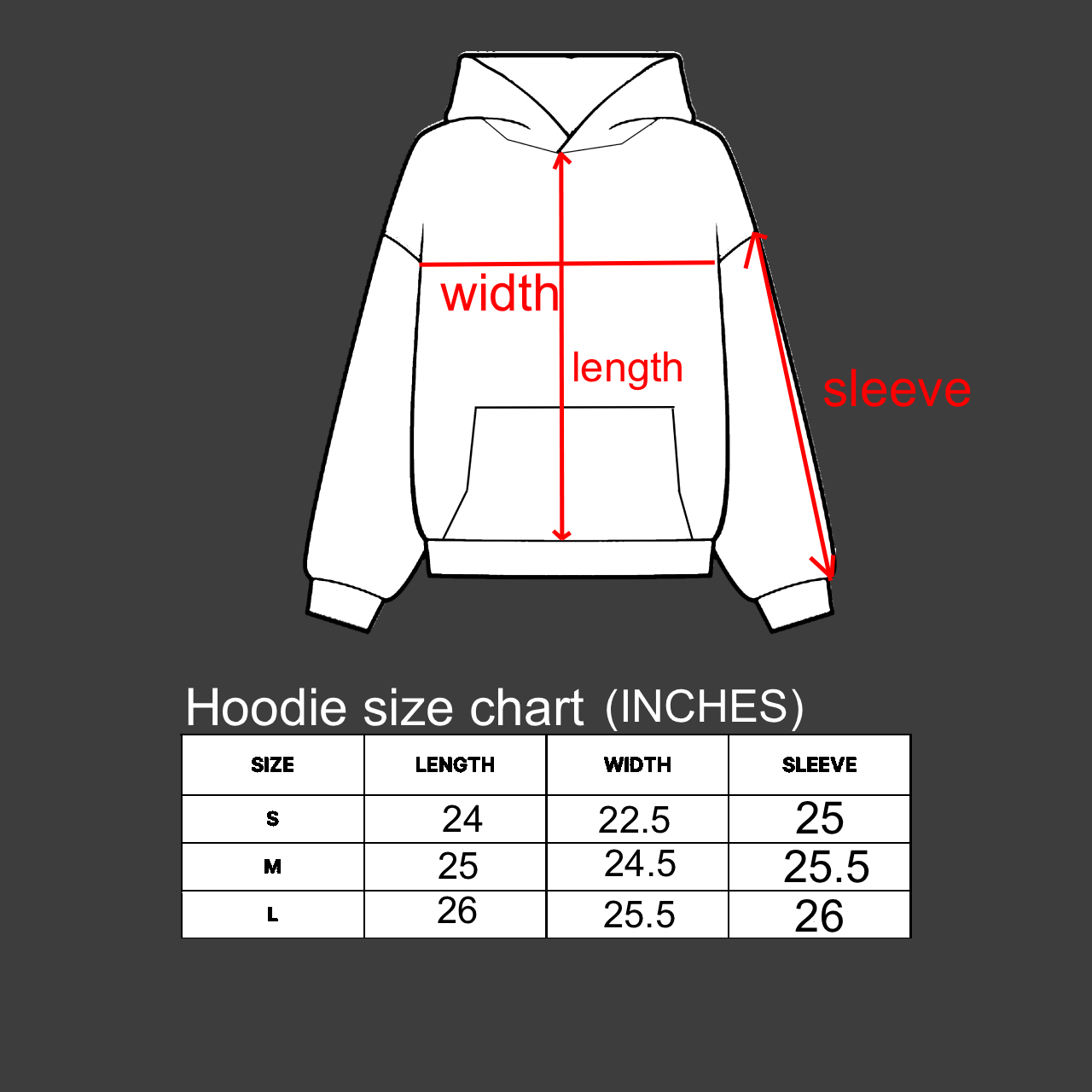 "Crimson" hoodie